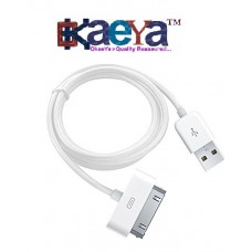 OkaeYa- Fast Charging USB to 30 Pin Lightning Charging & Data Sync Cable for iOS Devices (Color may vary)